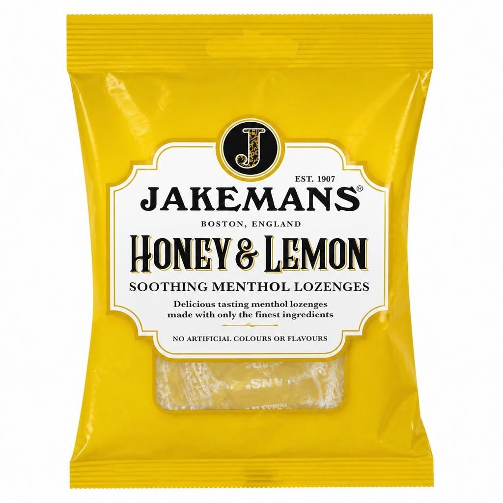 Jakemans Soothing Lozenges - Honey & Lemon Menthol 160g