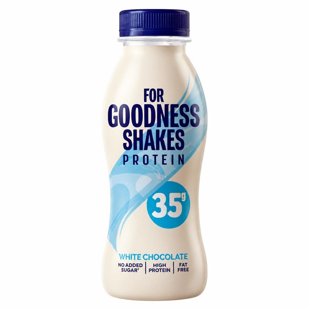 For Goodness Shakes 35g Protein Shake White Chocolate 330ml