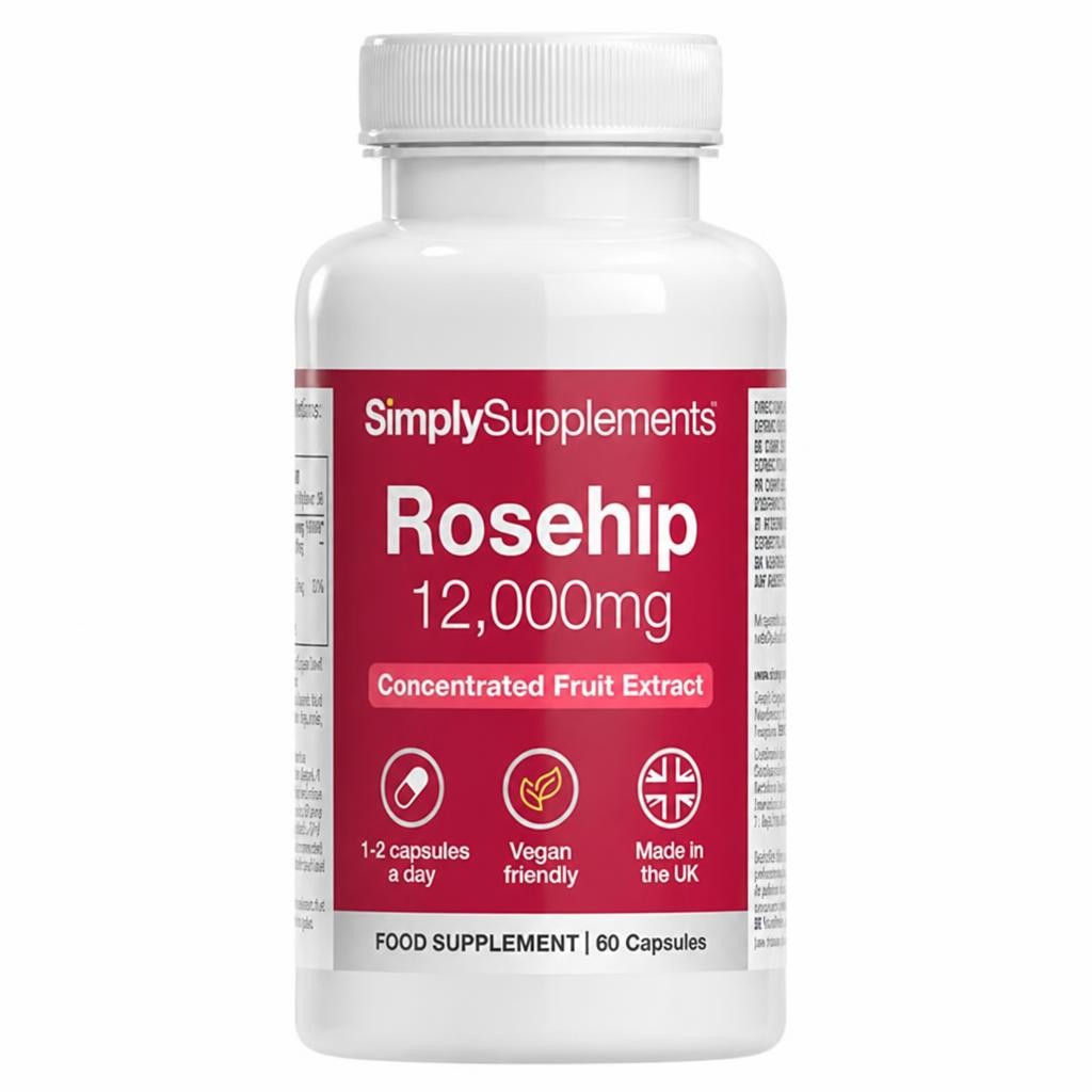 Rosehip 12,000mg - 60 Capsules