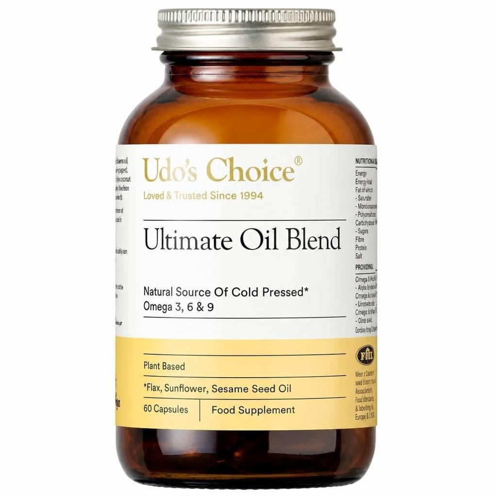 Udo's Choice Ultimate Oil Blend 1000mg Capsules 60