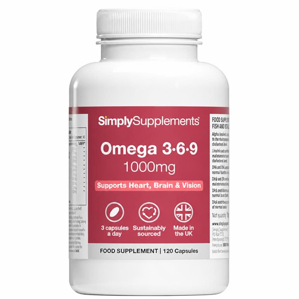 Omega 3, 6 & 9 1,000mg - 120 Capsules