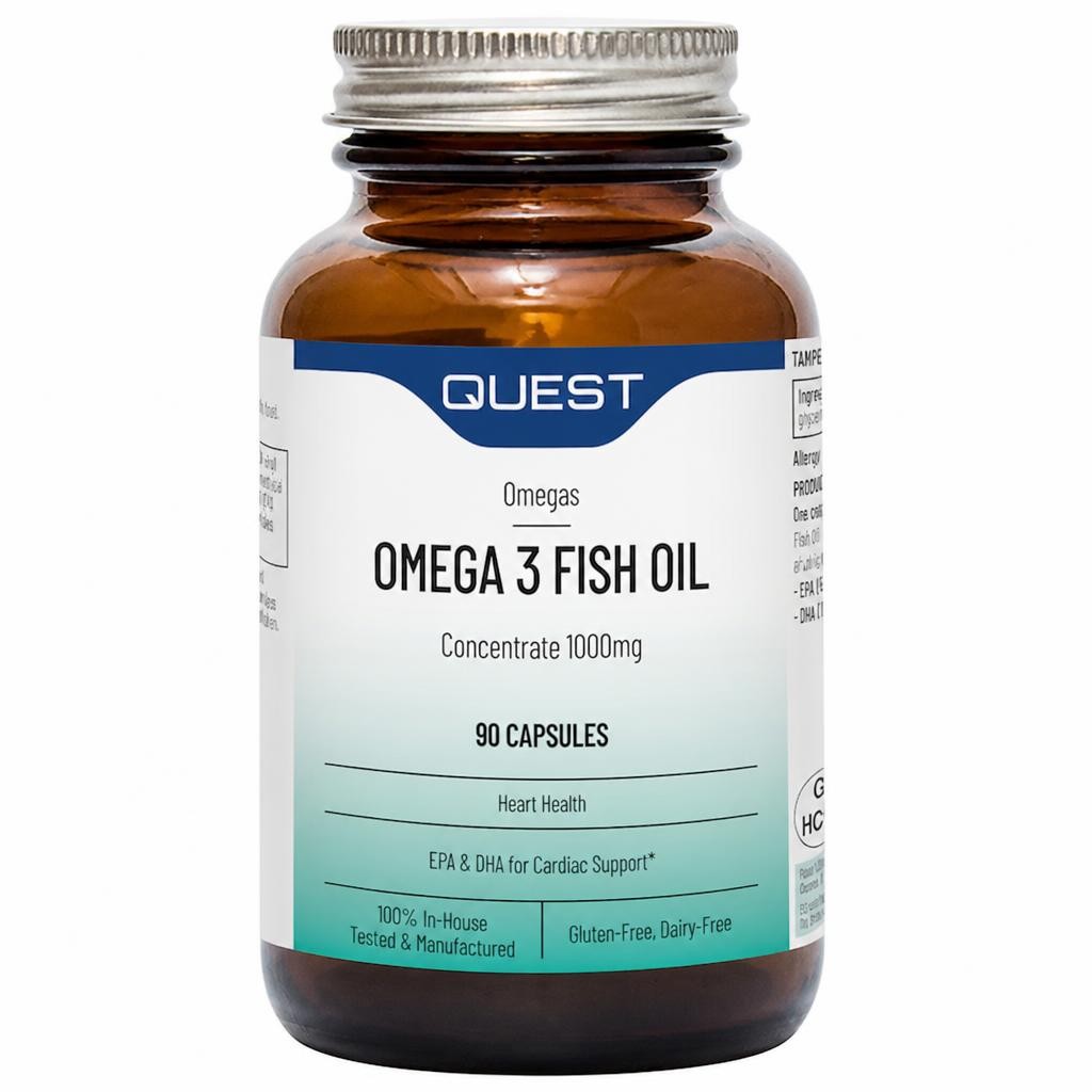 Omega 3 Fish Oil 1000mg Capsules 45 + 45 capsule (Quest) | Multi