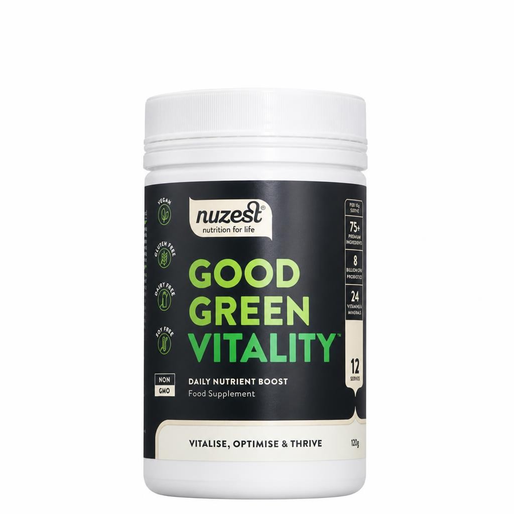 Nuzest Good Green Vitality Multivitamin Greens Powder 120g 10 Servings
