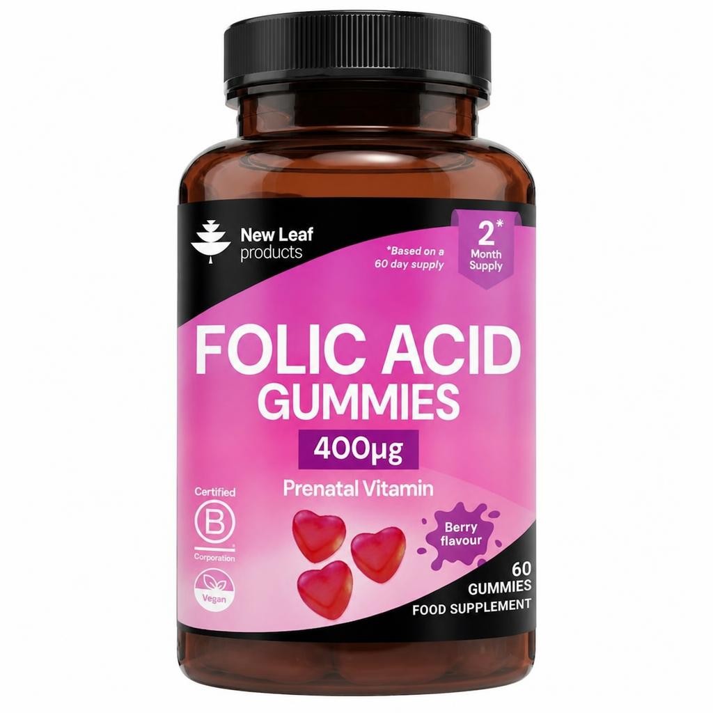 Folic Acid Pregnancy Gummies High Strength Folate