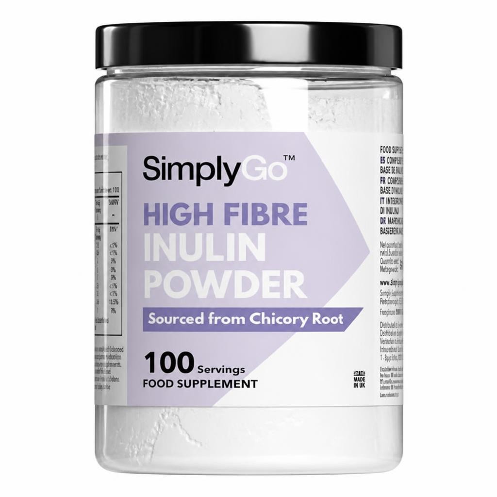 High Fibre Inulin Powder - 500g Powder - 100 Servings
