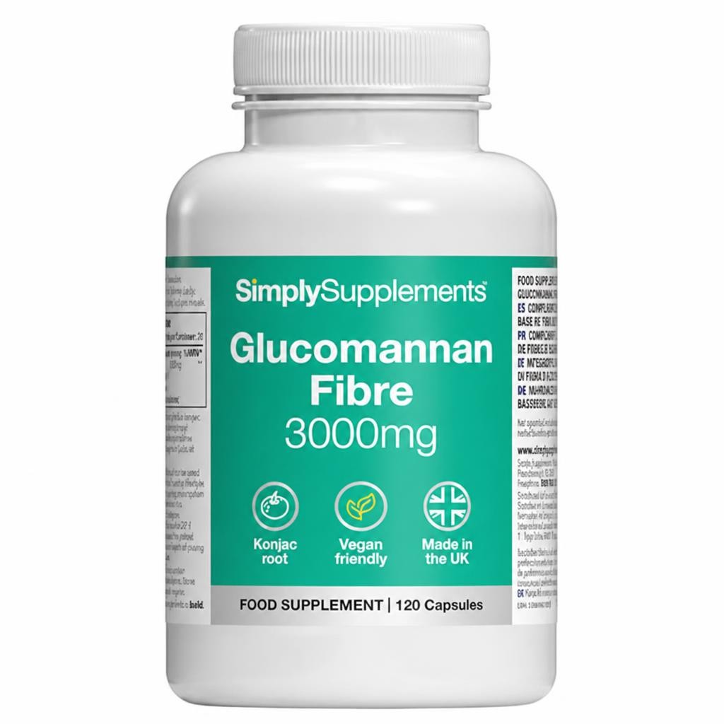 Glucomannan Fibre Capsules 3000mg