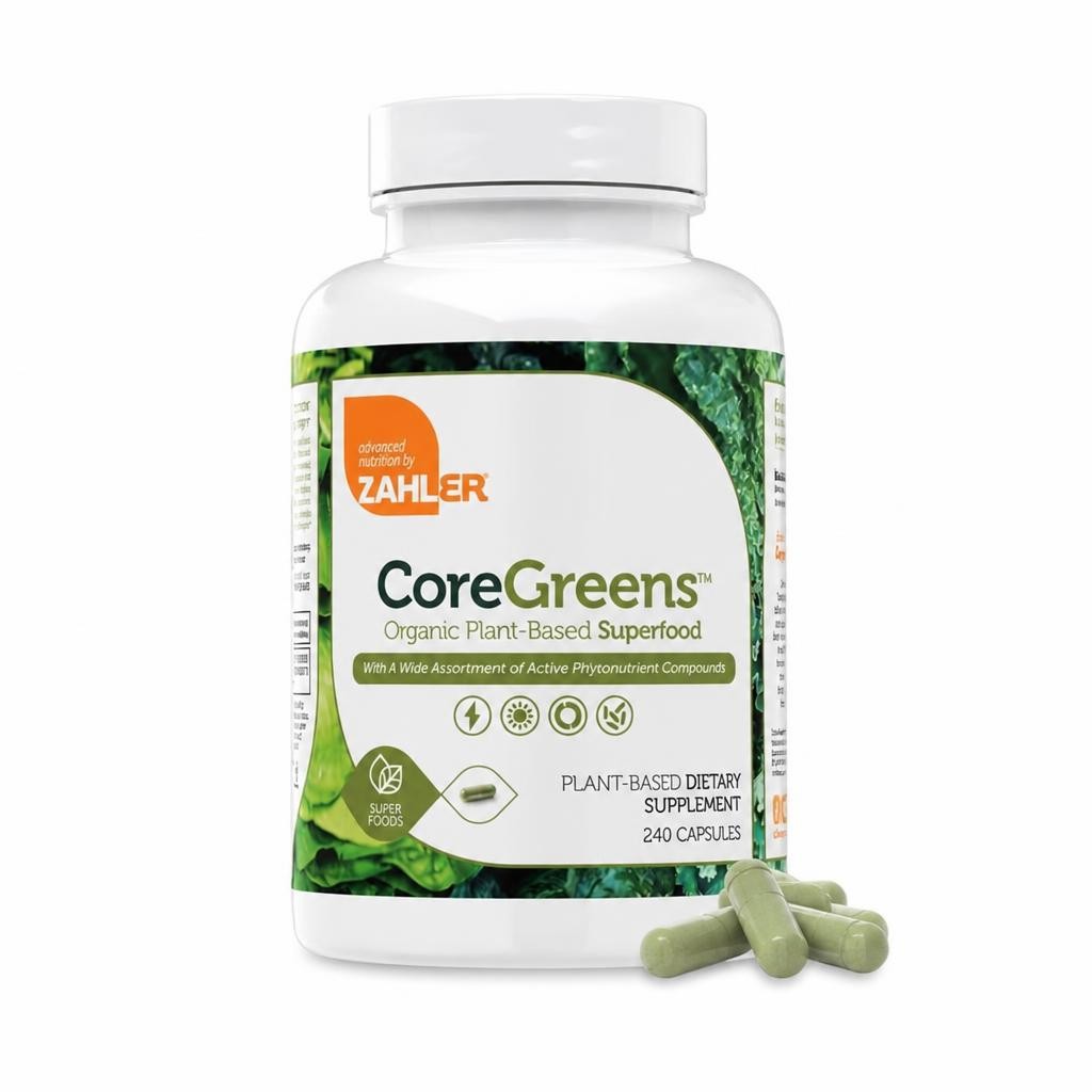 Core Greens Capsule, Healthy Gut Microbiome & Digestion, 240c