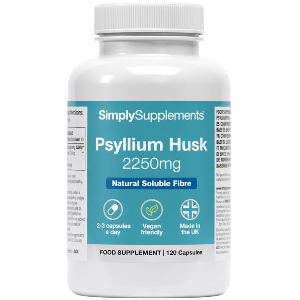 Psyllium Husk 2250mg - 120 Capsules