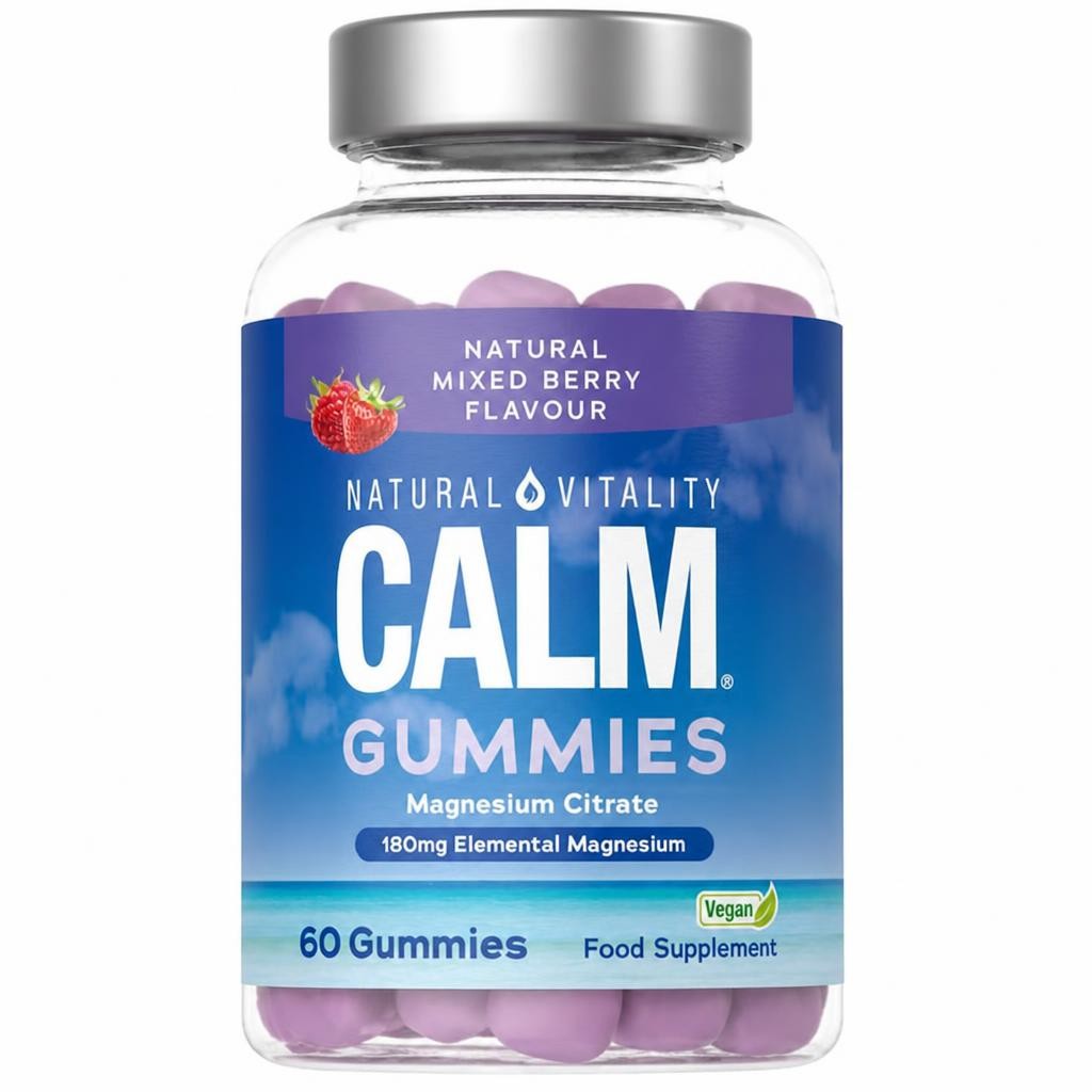 Natural Vitality CALM Magnesium Citrate Gummies 1600mg | 60 Count