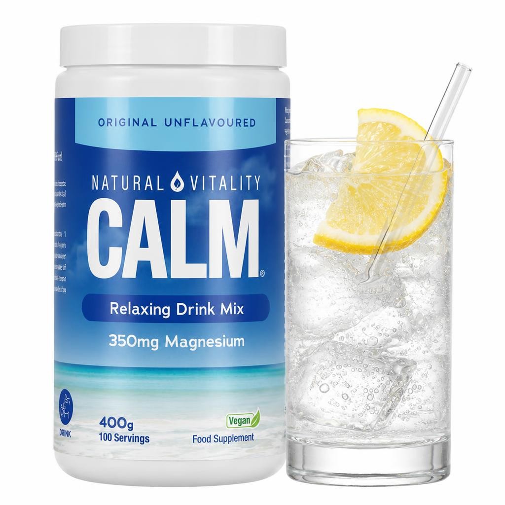 Natural Vitality CALM Magnesium Powder Supplement | Unflavoured | 400g