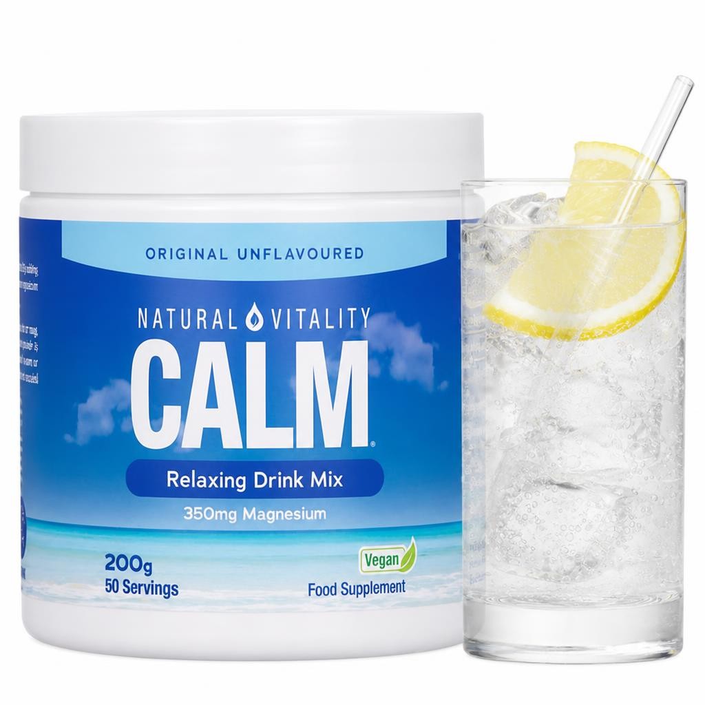 Natural Vitality CALM Magnesium Powder Supplement | Unflavoured | 200g