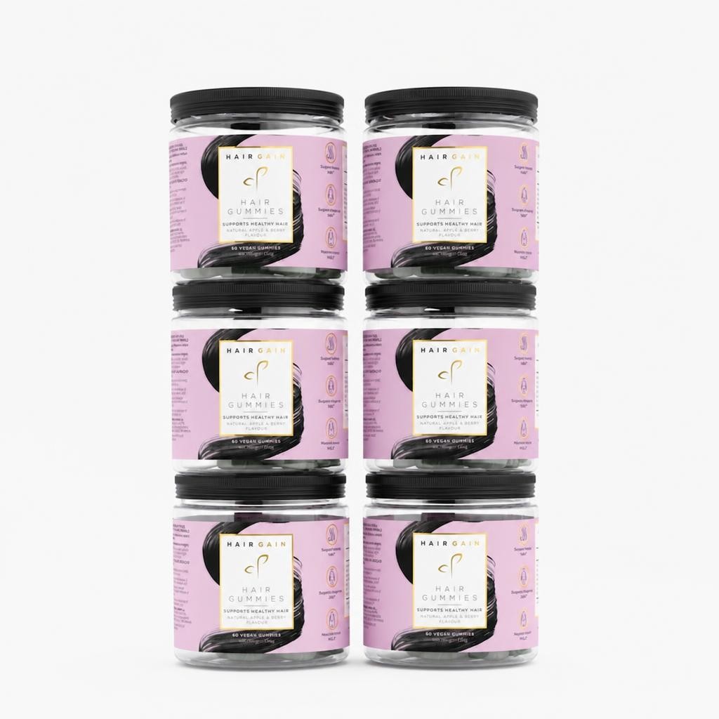 Hair Gain Gummies 6 Month Supply