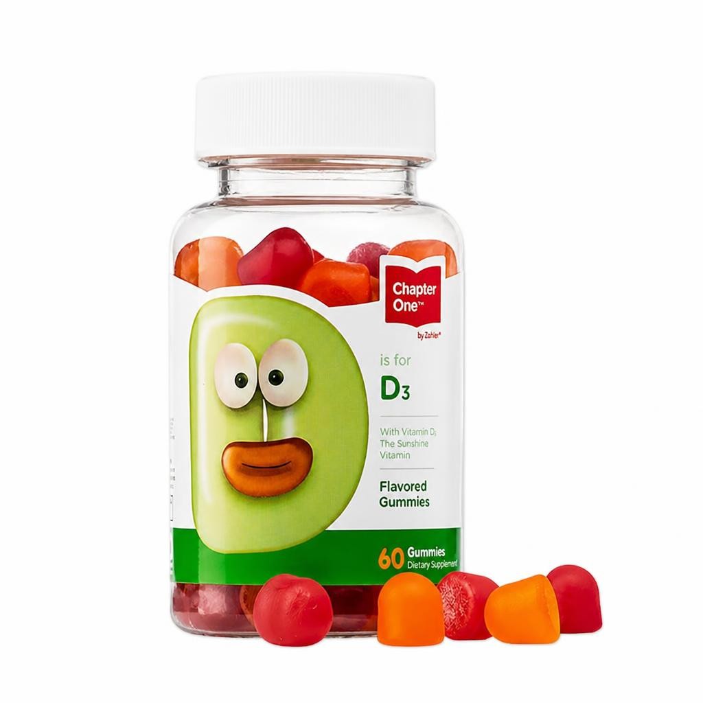 Chapter One, Vitamin D3, 1000 IU, 60 Flavored Gummies