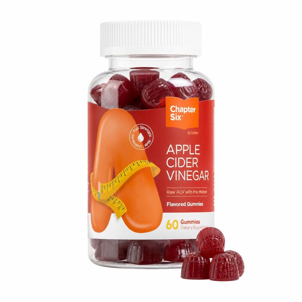 Apple Cider Vinegar Gummies, flavoured, 60c
