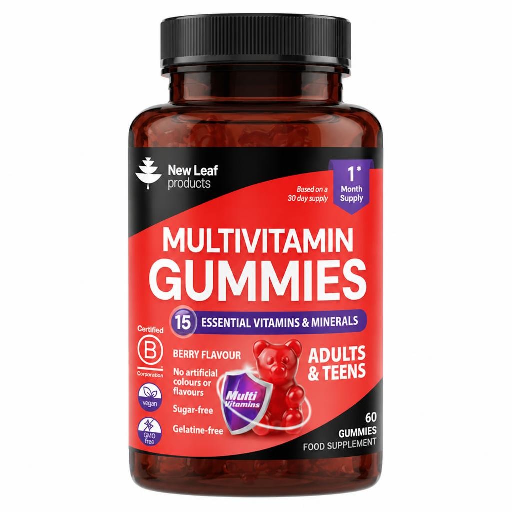 Multivitamin Gummies For Adults & Teens - 60 Vegan Gummies
