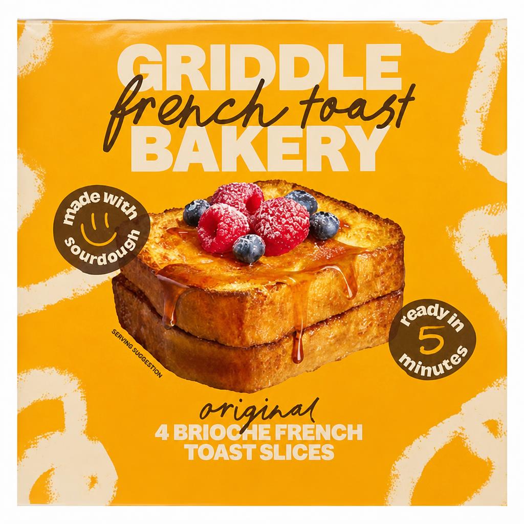 Griddle Frozen Brioche Original French Toast 4 Slices