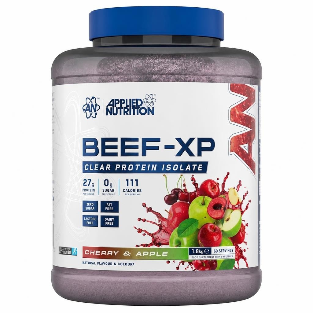 Applied Nutrition Beef-XP Clear Protein Isolate Powder - Cherry & Apple - 60 Servings