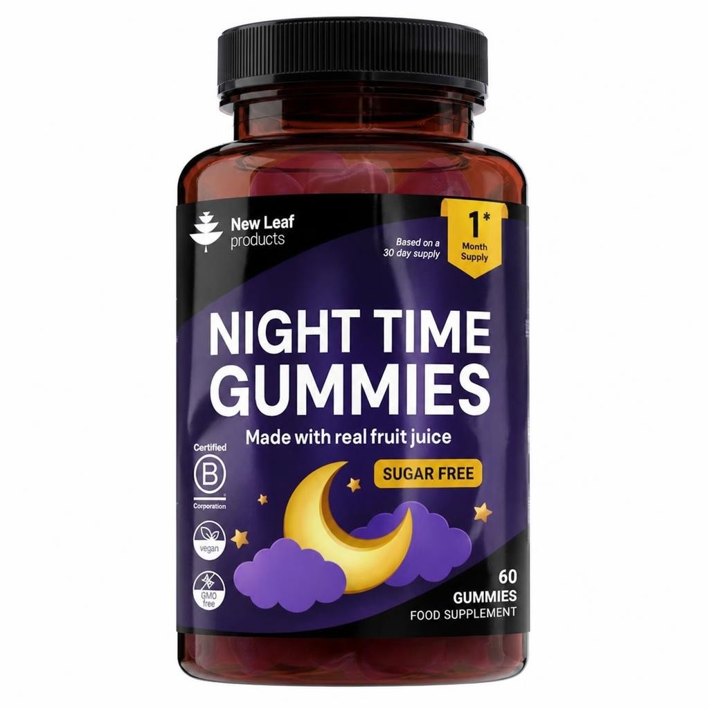 Night Time Sleep Gummies- Natural Melatonin Sources