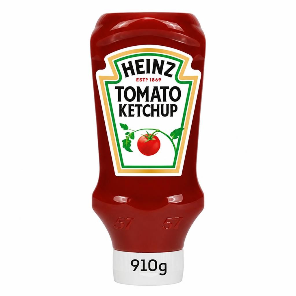 Heinz Top Down Squeezy Tomato Ketchup Sauce 910g