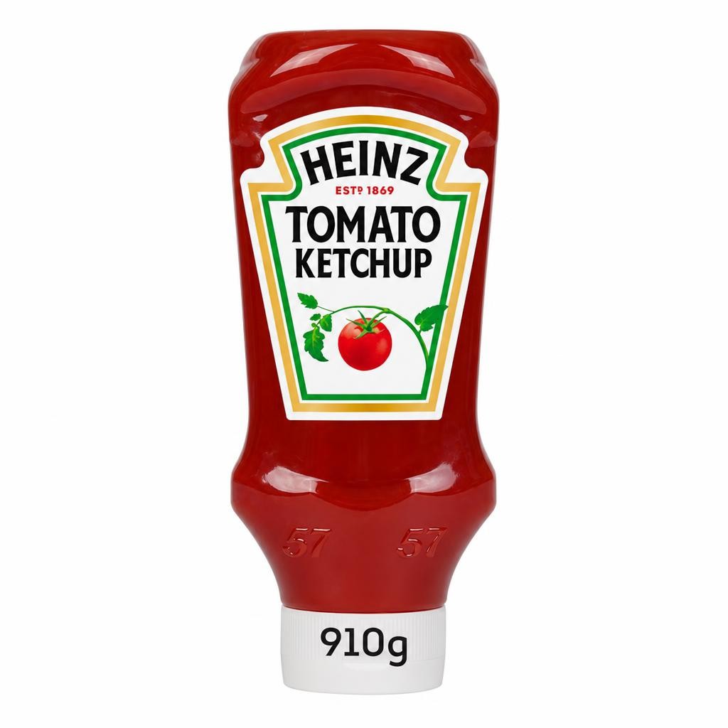 Heinz Top Down Squeezy Tomato Ketchup Sauce 910g