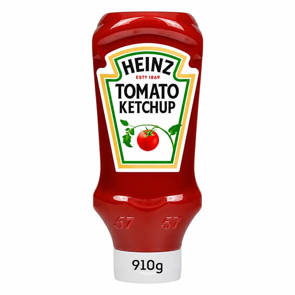 Heinz Top Down Squeezy Tomato Ketchup Sauce 910g