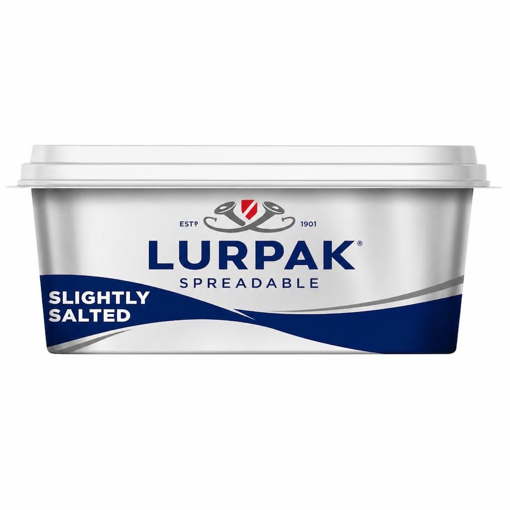Lurpak Slightly Salted Spreadable Blend of Butter and Rapeseed Oil 250g