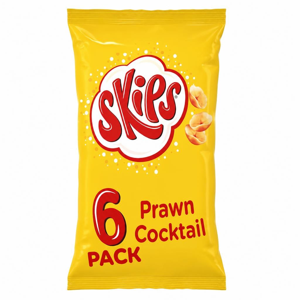Skips Prawn Cocktail Multipack Crisps 6x13.1g