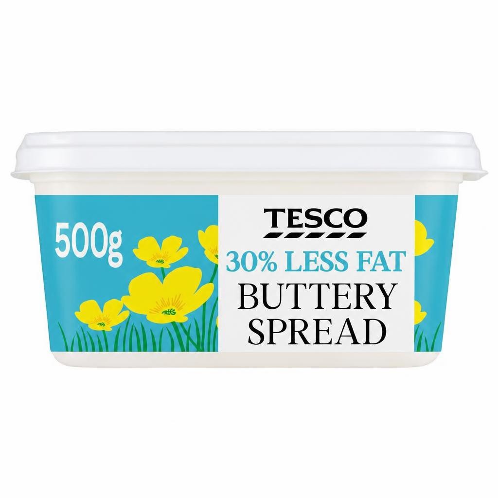 Tesco 30% Less Fat Buttery Spread 500g
