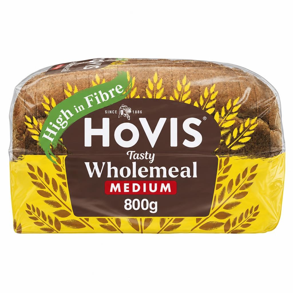 Hovis Wholemeal Tasty Medium Bread 800g