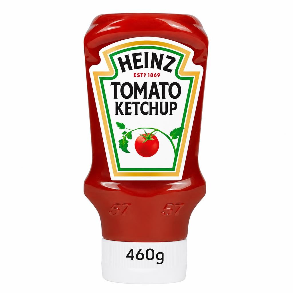 Heinz Top Down Squeezy Tomato Ketchup Sauce 460G