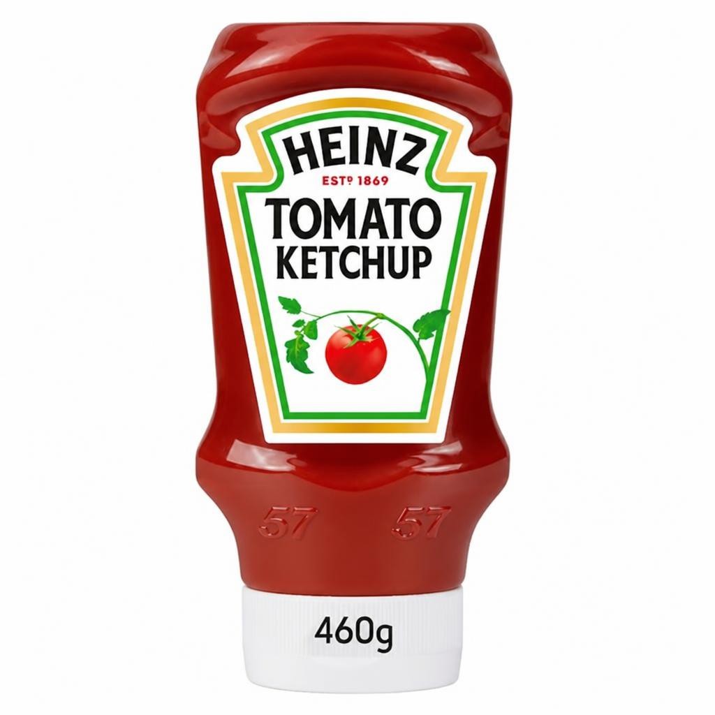 Heinz Top Down Squeezy Tomato Ketchup Sauce 460G