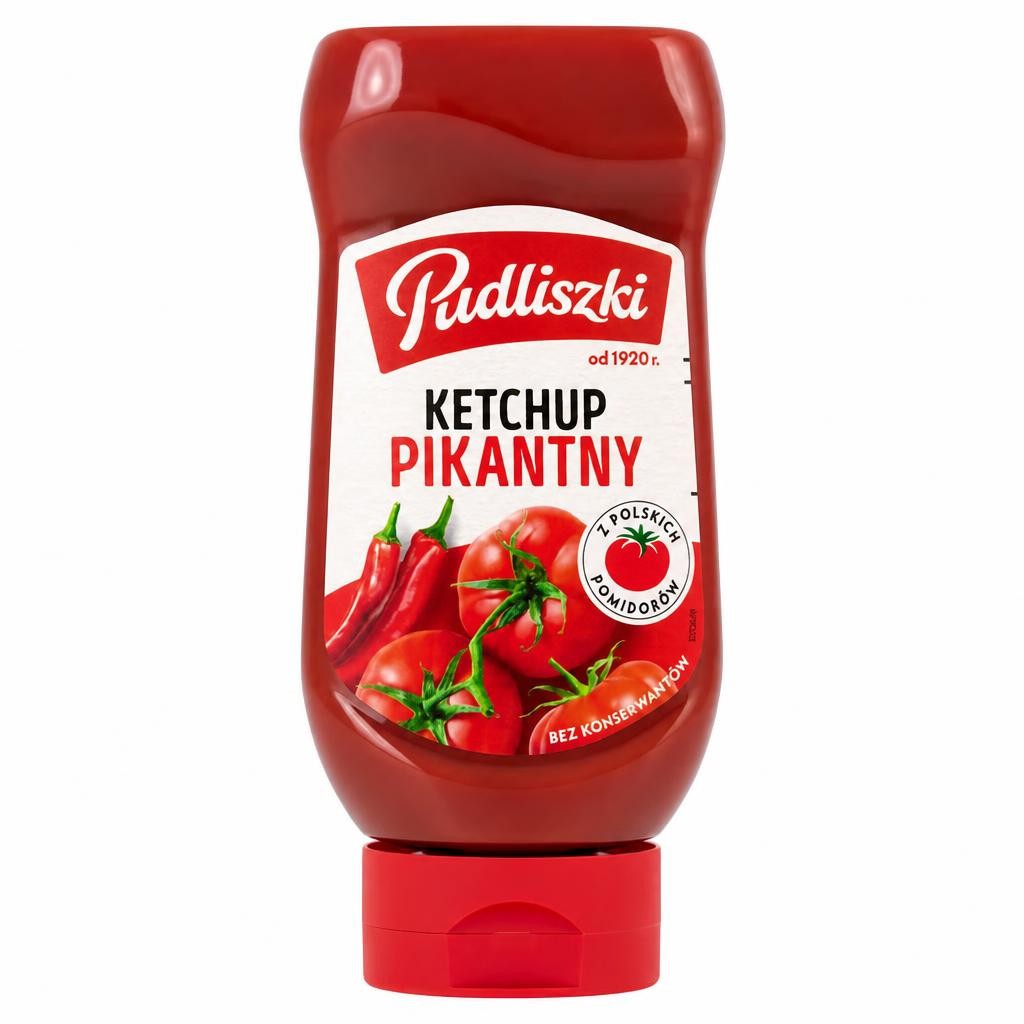 Pudliszki Hot Tomato Ketchup 480G