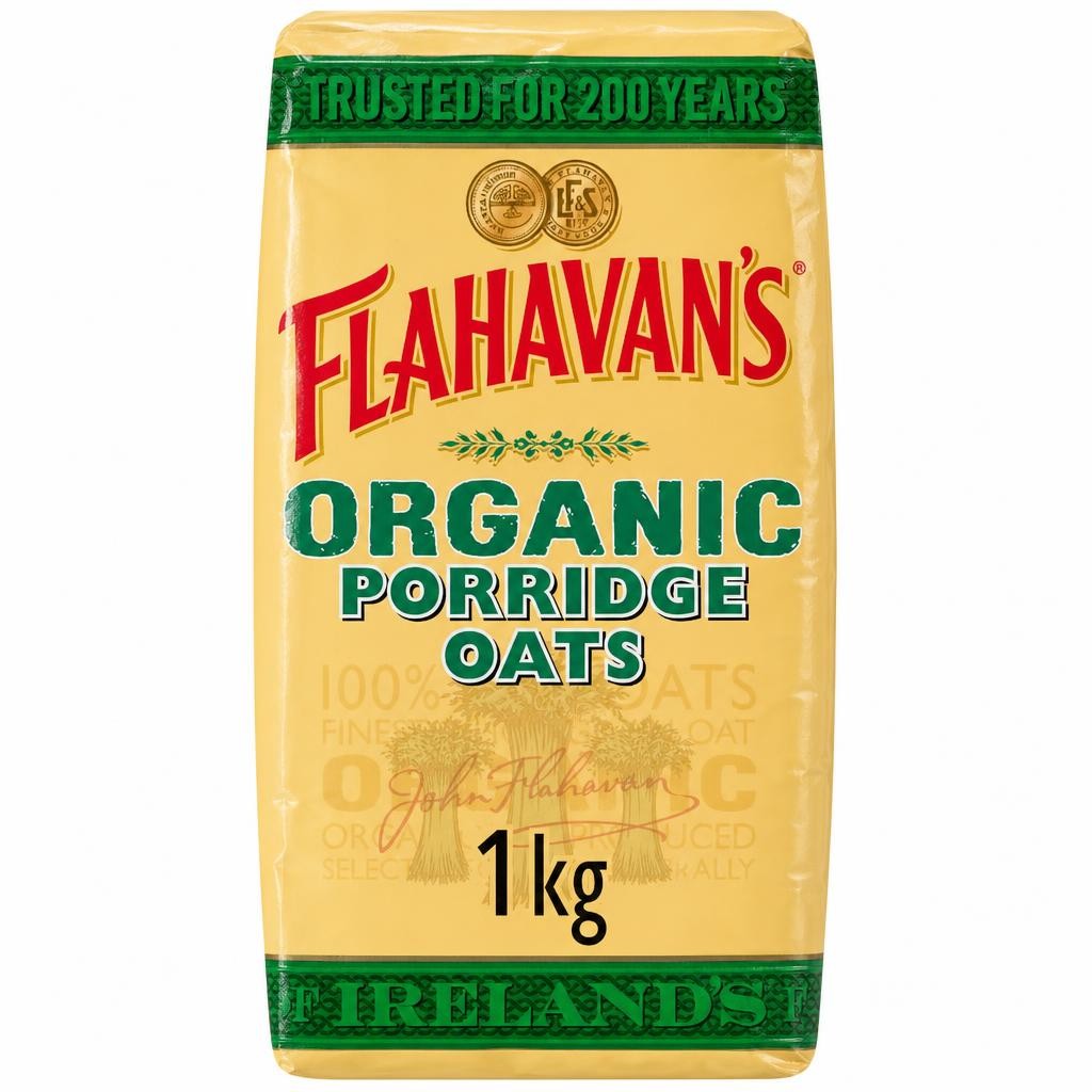 Flahavans Irish Organic Porridge 1Kg