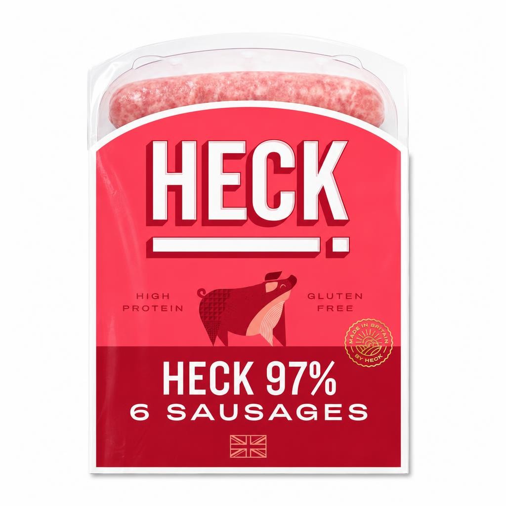 Heck 6 97% Pork Sausages 400G