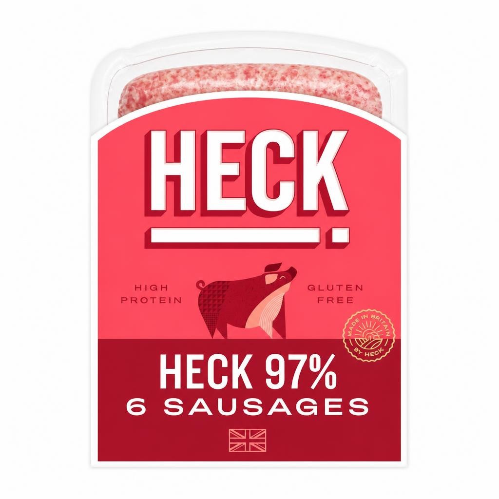 Heck 6 97% Pork Sausages 400G