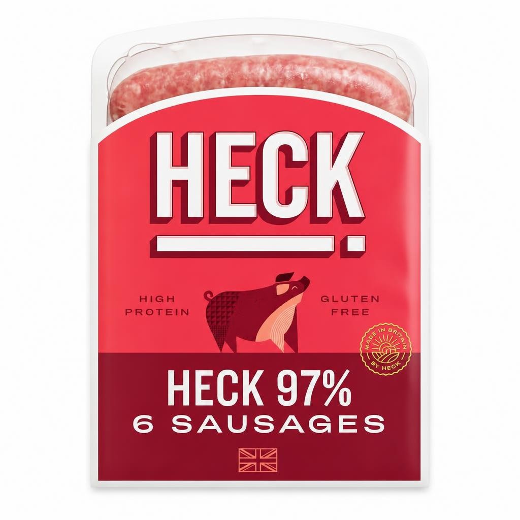 Heck 6 97% Pork Sausages 400G