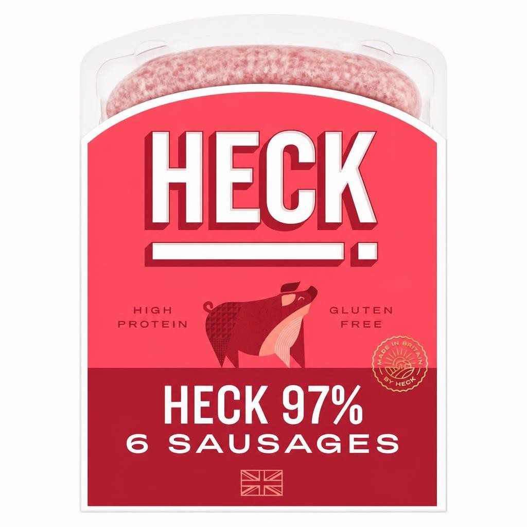 Heck 6 97% Pork Sausages 400G