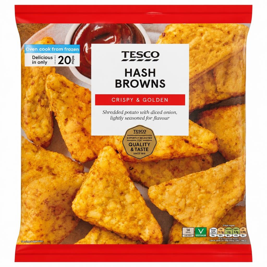 Tesco Hash Browns 750G