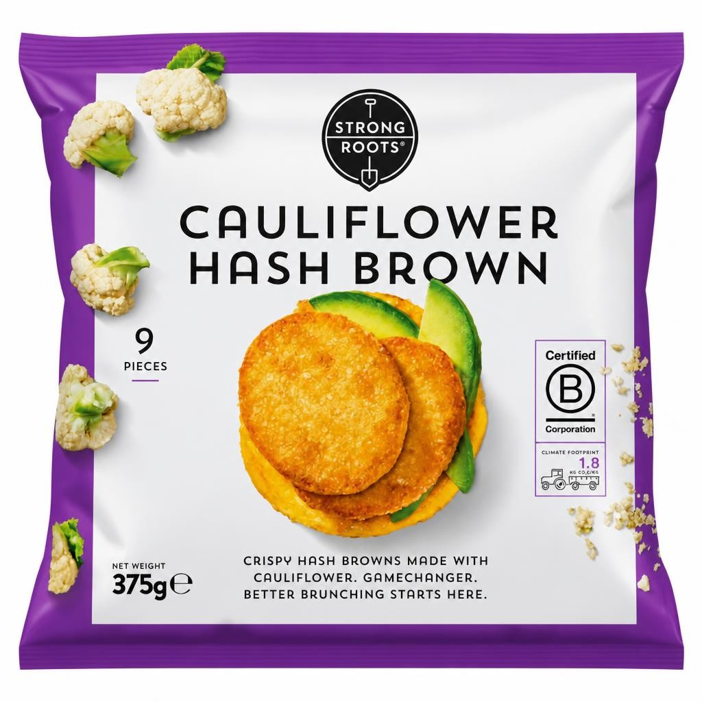 Strong Roots Cauliflower Hash Brown 375g