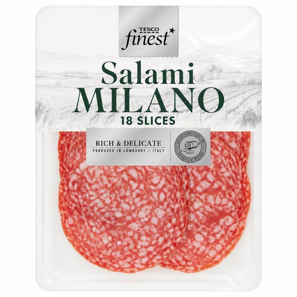 Tesco Finest Salami Milano 90G