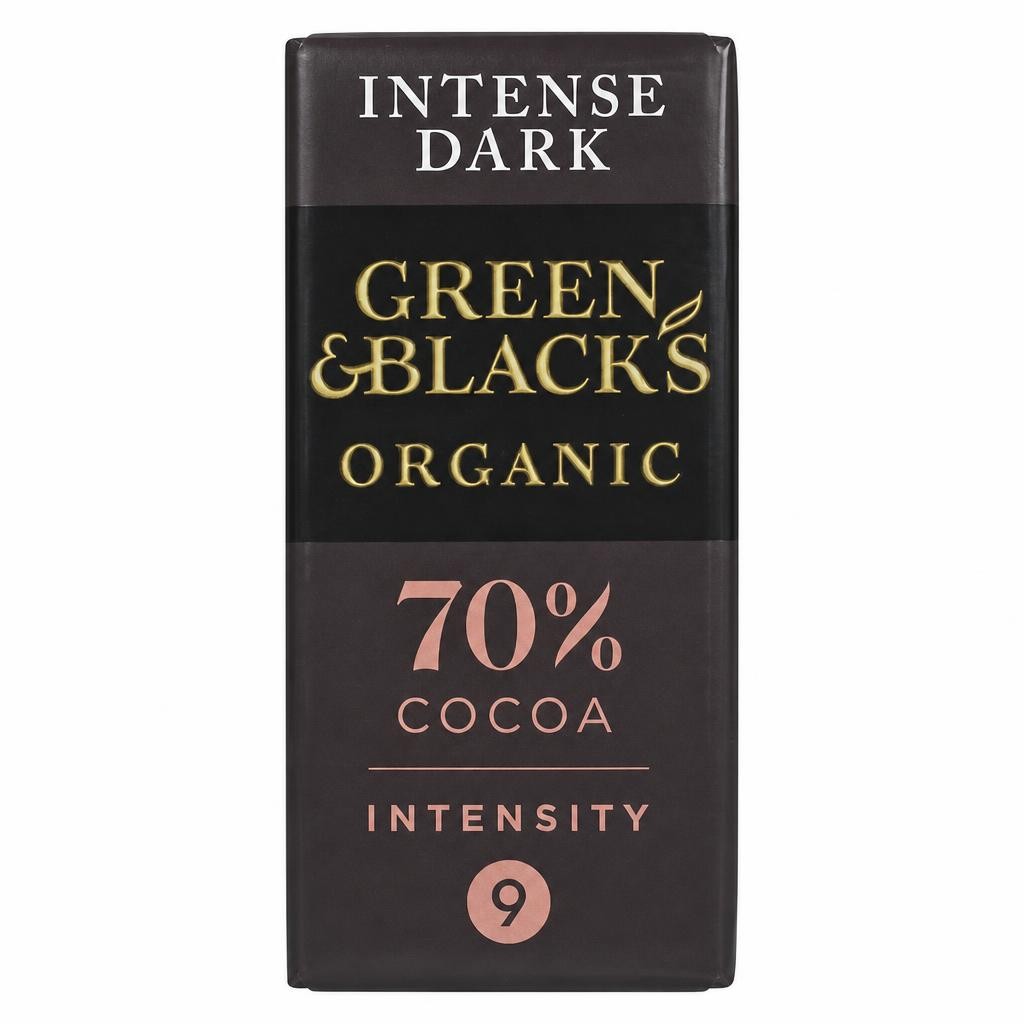 Green & Black's Organic 70% Dark Chocolate Bar 90g