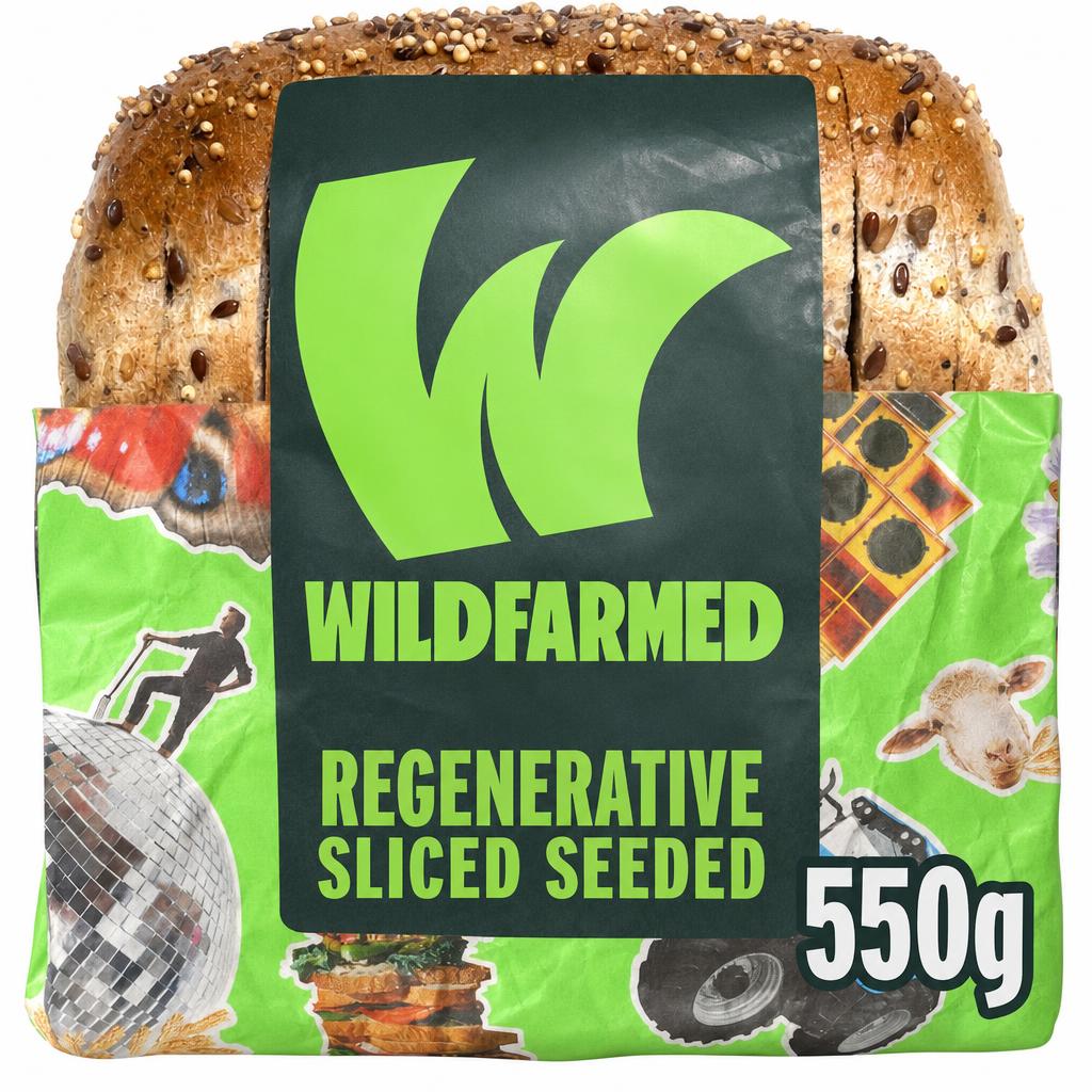 Wildfarmed Sliced Seeded Bread 550g