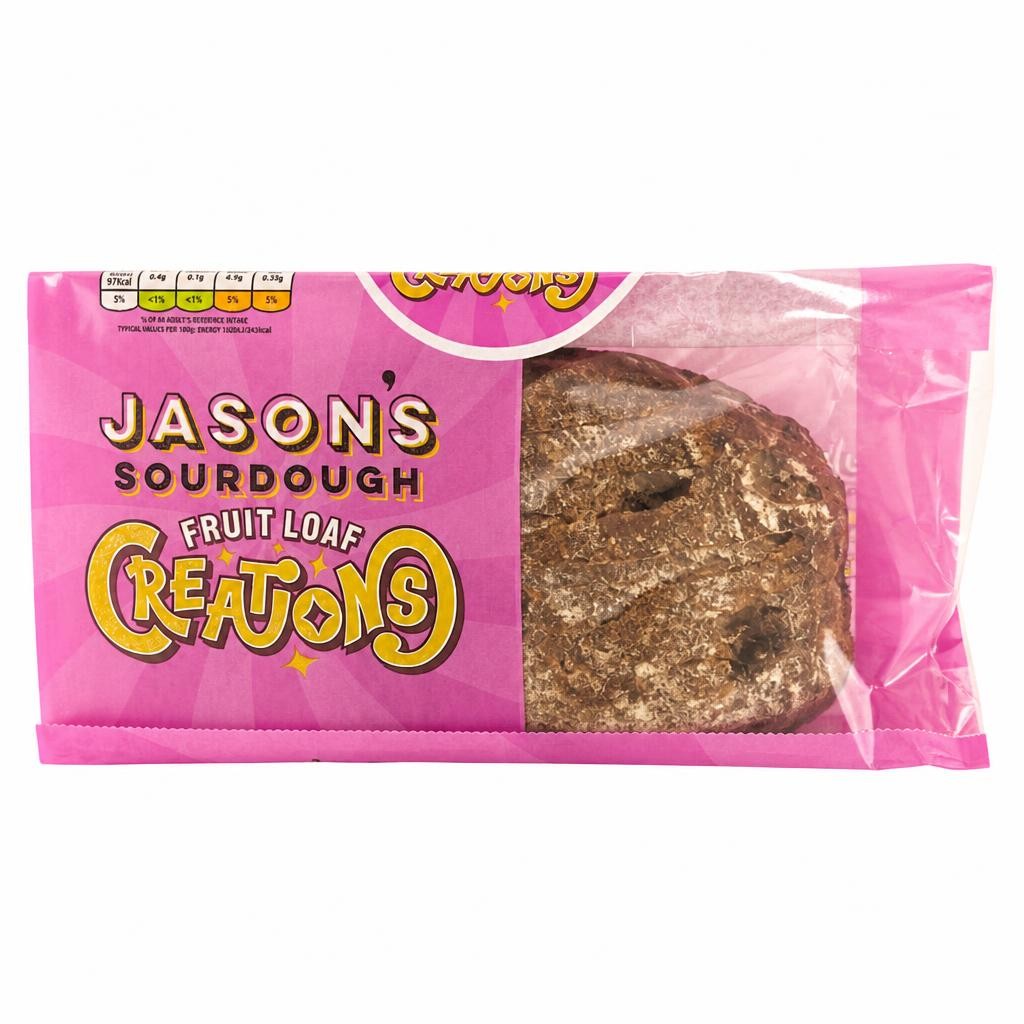 Jason's Creations Fruited Loaf Sourdough 400g