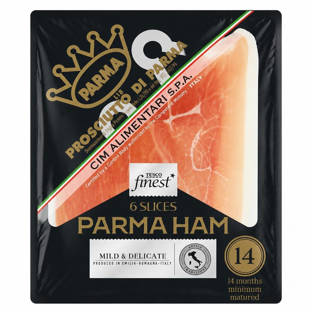 Tesco Finest 14 Month Genuine Parma Ham 78G
