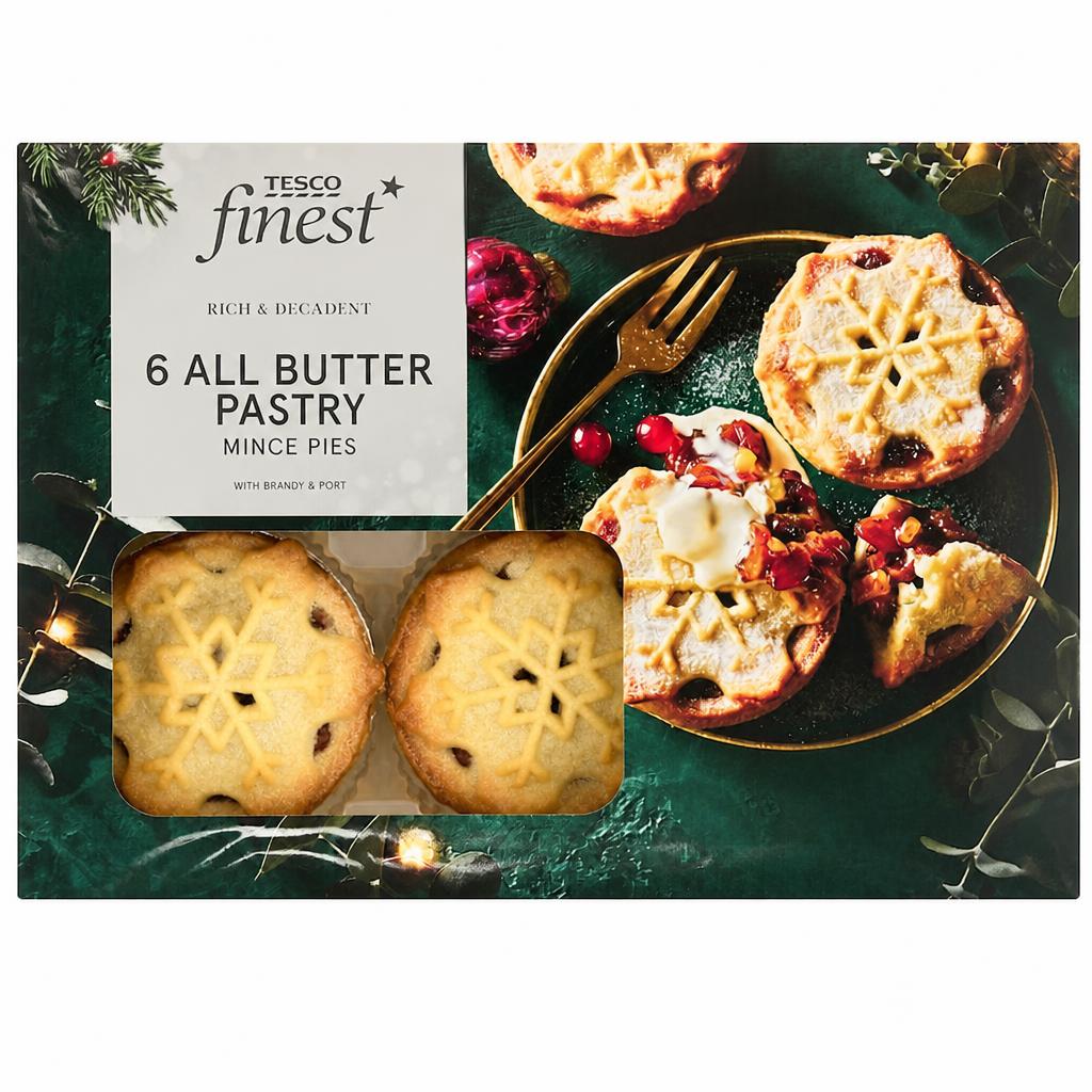 Tesco Finest Mince Pies 6 Pack