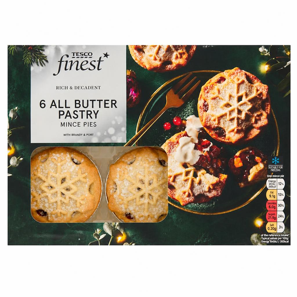 Tesco Finest Mince Pies 6 Pack