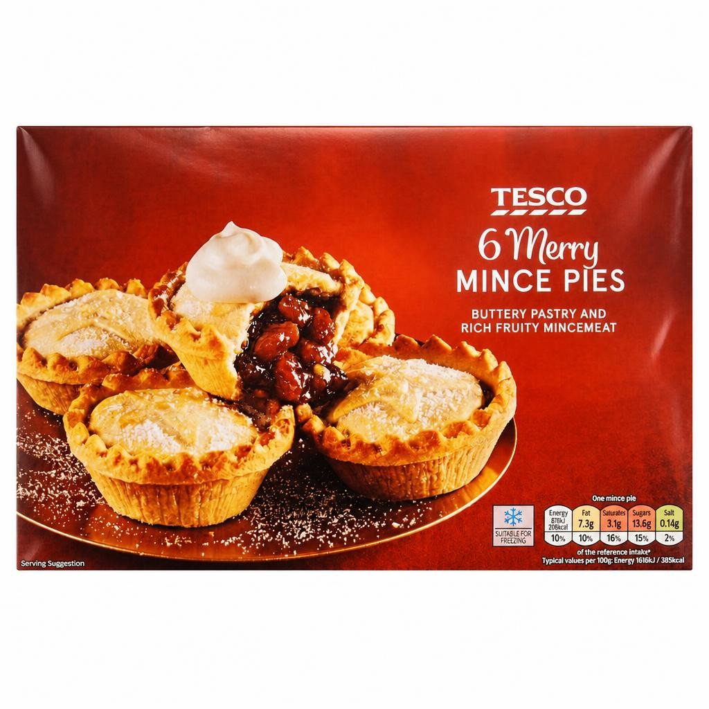 Tesco Mince Pies 6 Pack