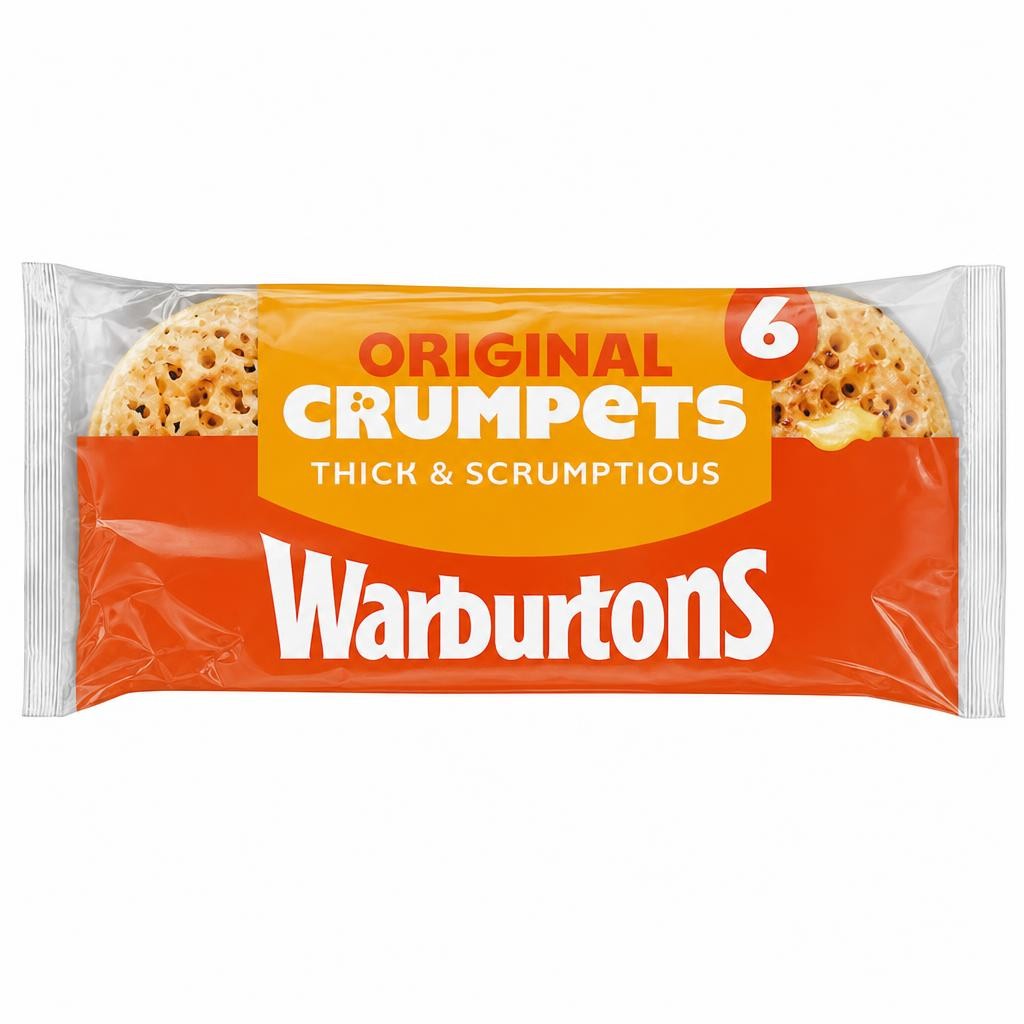 Warburtons Crumpets 6 Pack