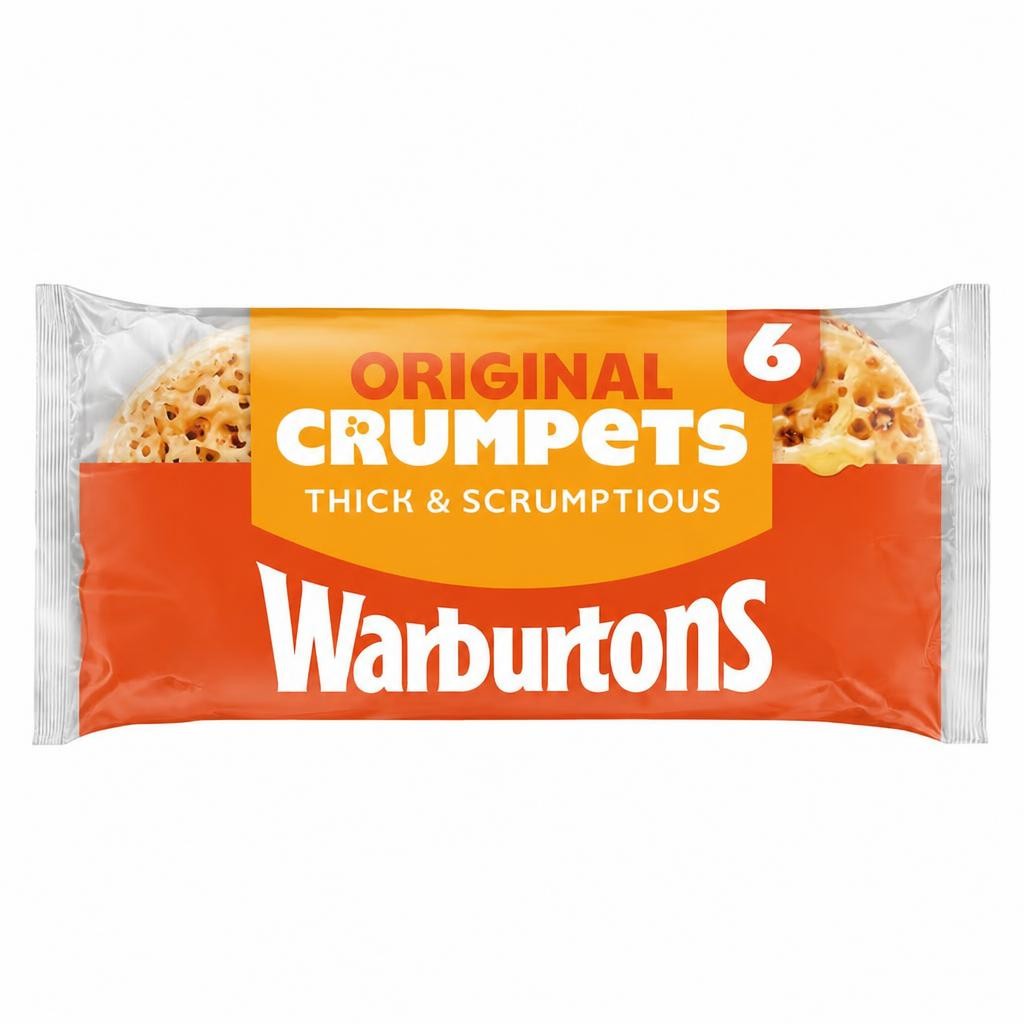 Warburtons Crumpets 6 Pack