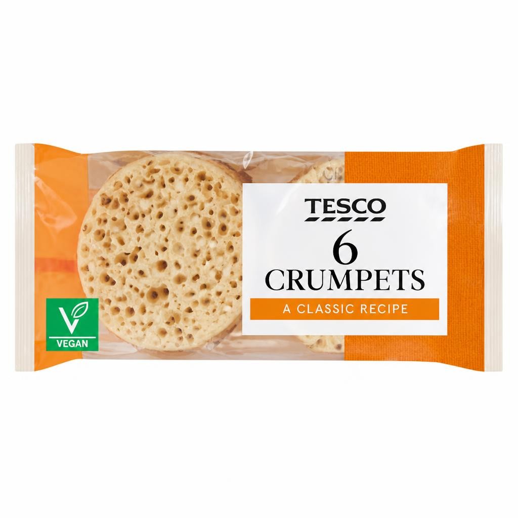 Tesco Crumpets 6 Pack